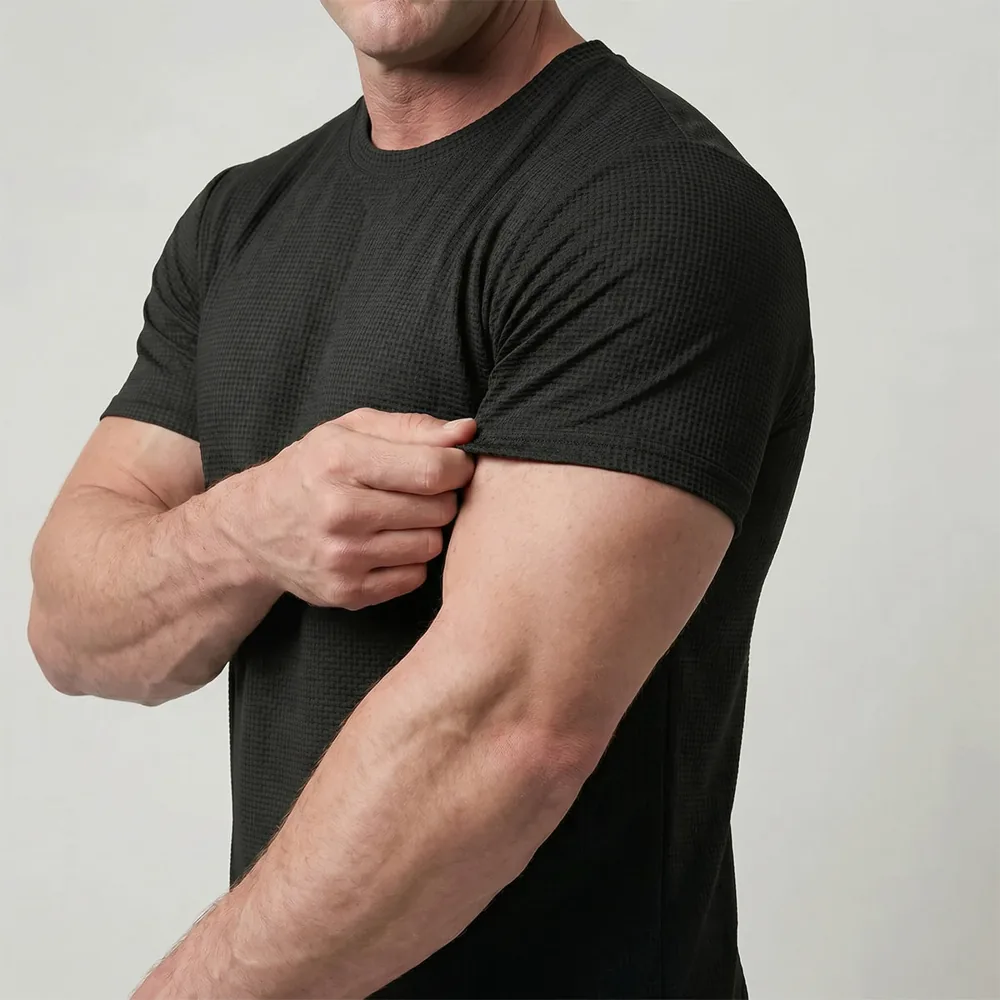 Arden - Men's Ultra Comfortable Crew Neck T-Shirt — Espresso Black